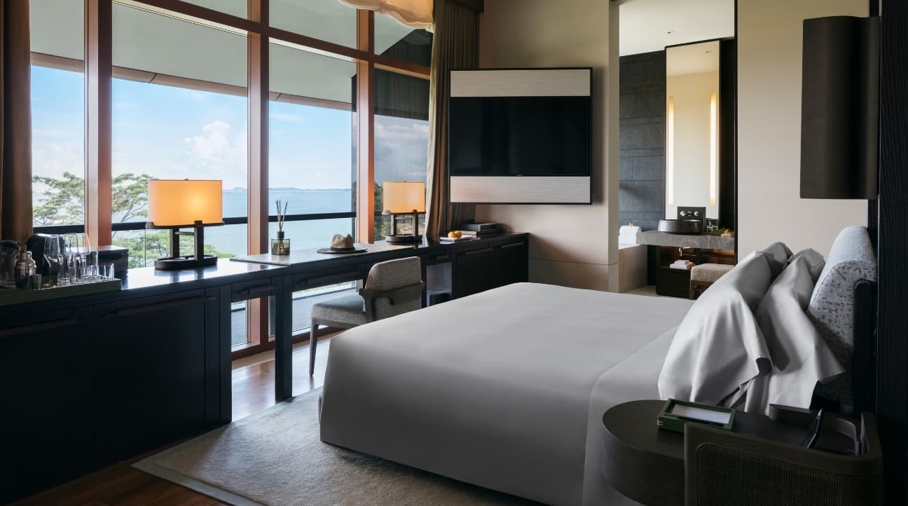 Guest area at Capella Singapore