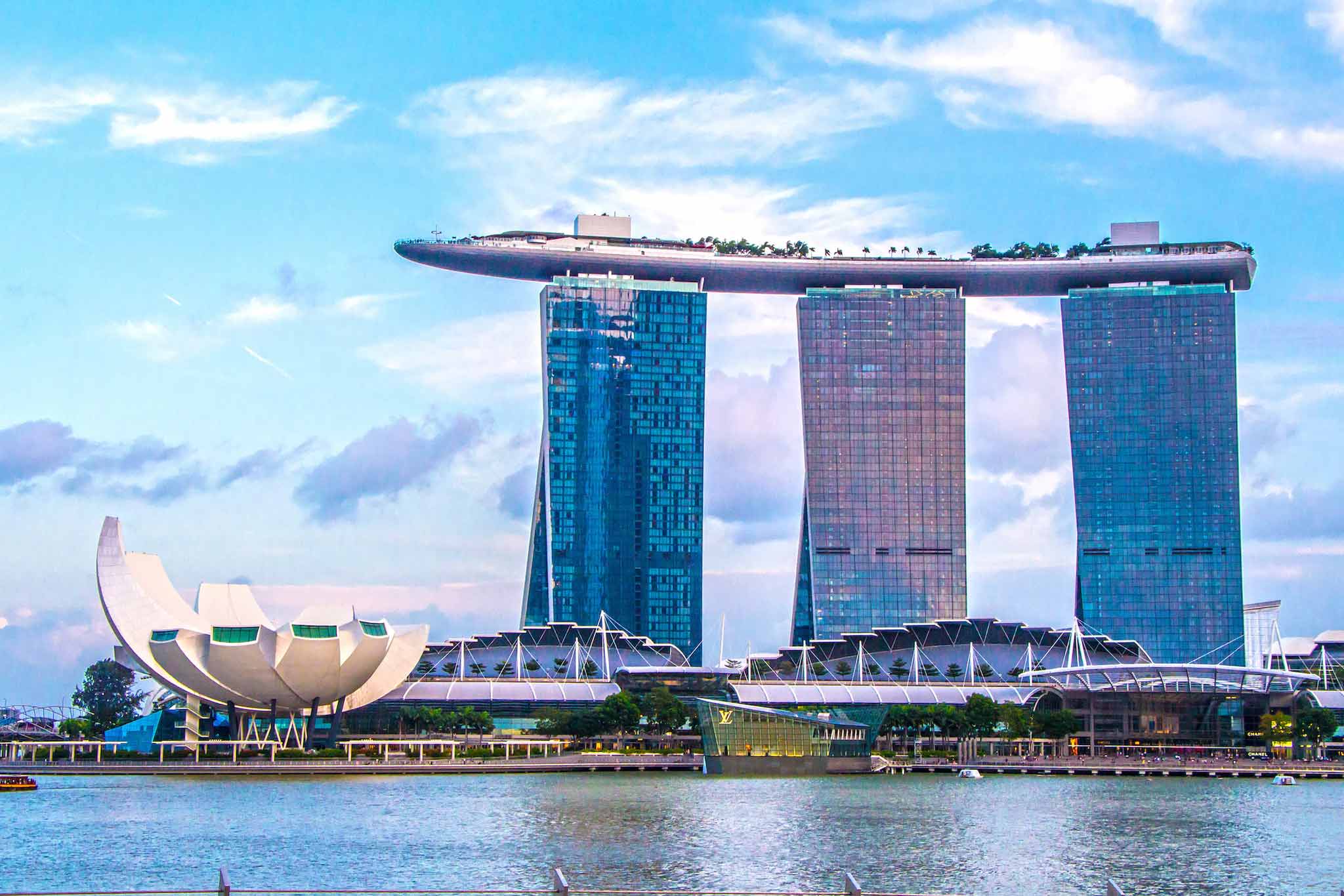 Exterior view of Marina Bay Sands