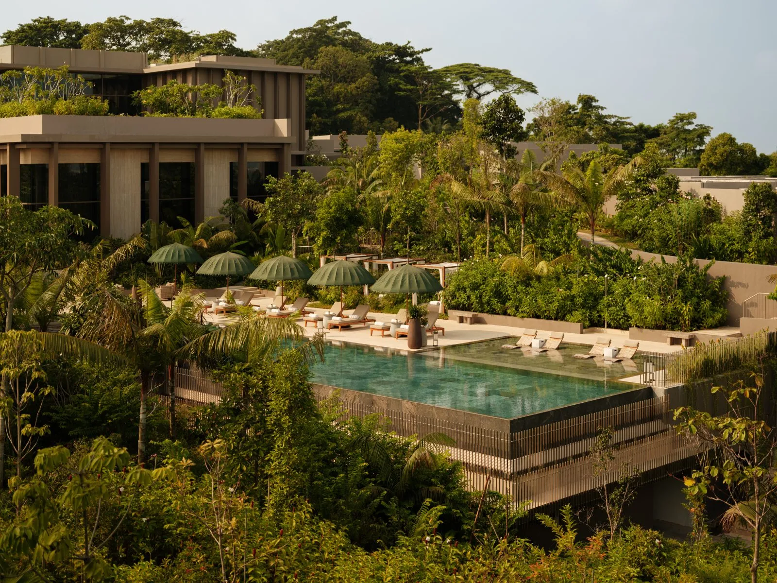 Pool villa at Raffles Sentosa Singapore