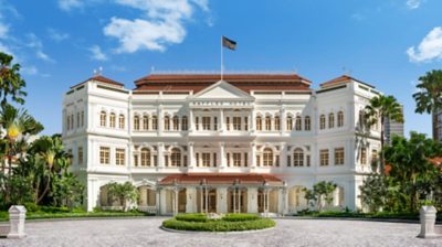 Exterior of Raffles Singapore